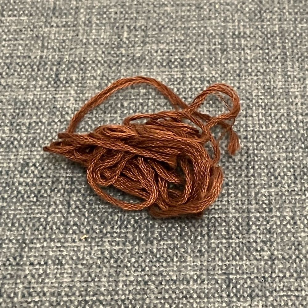 Brown Needlepoint Thread Yarn